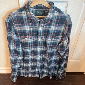 Polo Ralph Lauren Blue and Red Plaid Shirt